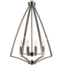 Crispin 50 Pendant Nickel Matt 4 Light